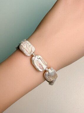 Baroque Pearl Bracelet Irregular Pearl | $15 Deal